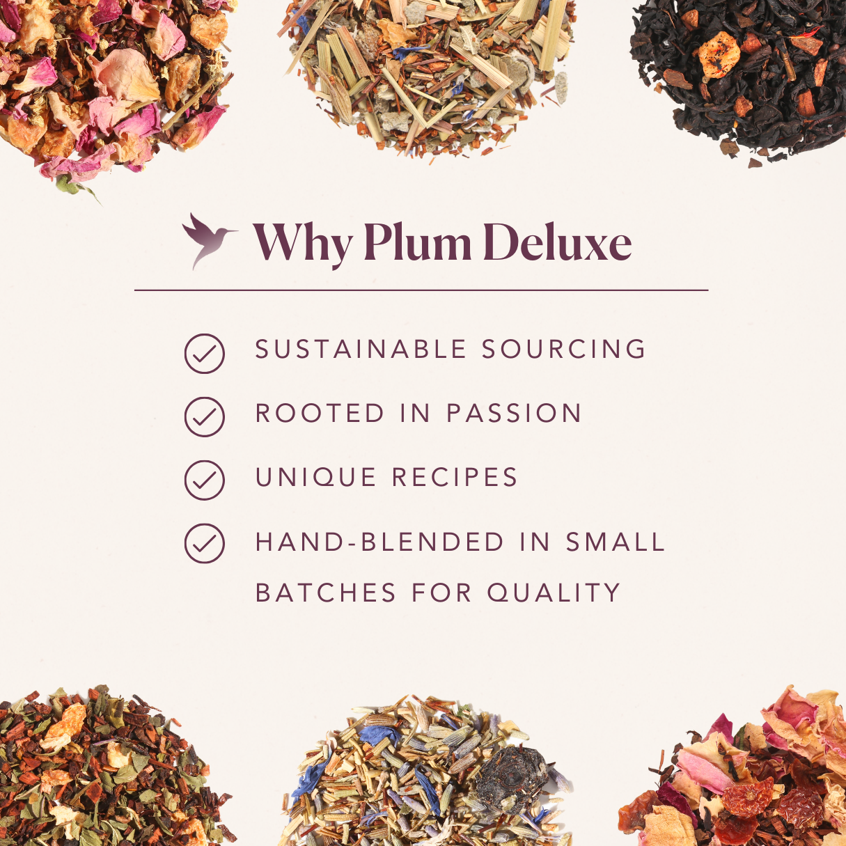 Plum Deluxe Self Care Apricot Elderberry Herbal Loose Leaf Tea Honeybush