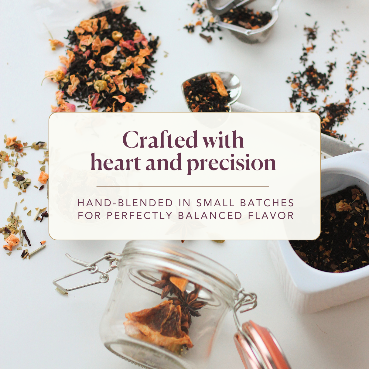 Plum Deluxe Self Care Apricot Elderberry Herbal Loose Leaf Tea Honeybush