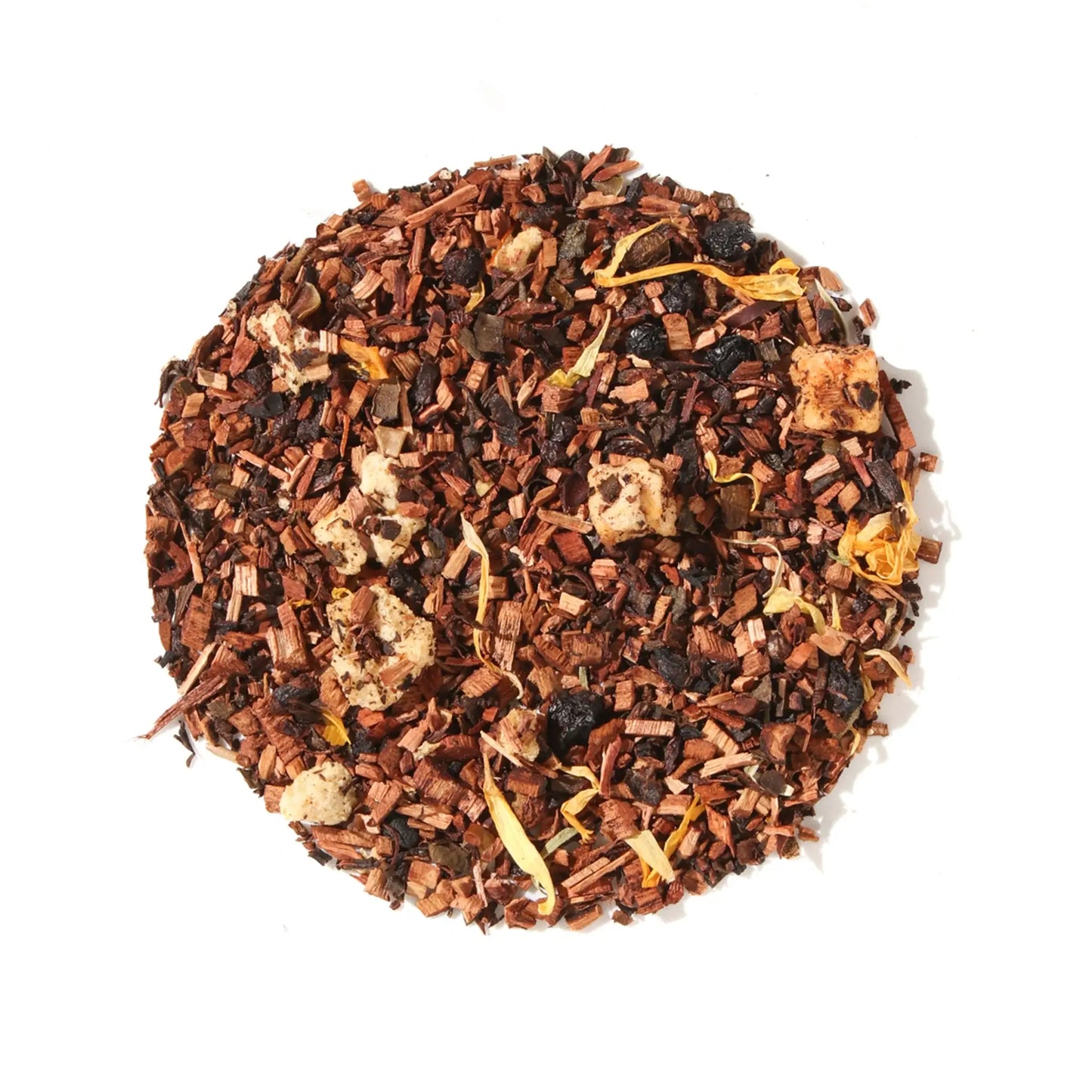 Plum Deluxe Self Care Apricot Elderberry Herbal Loose Leaf Tea Honeybush