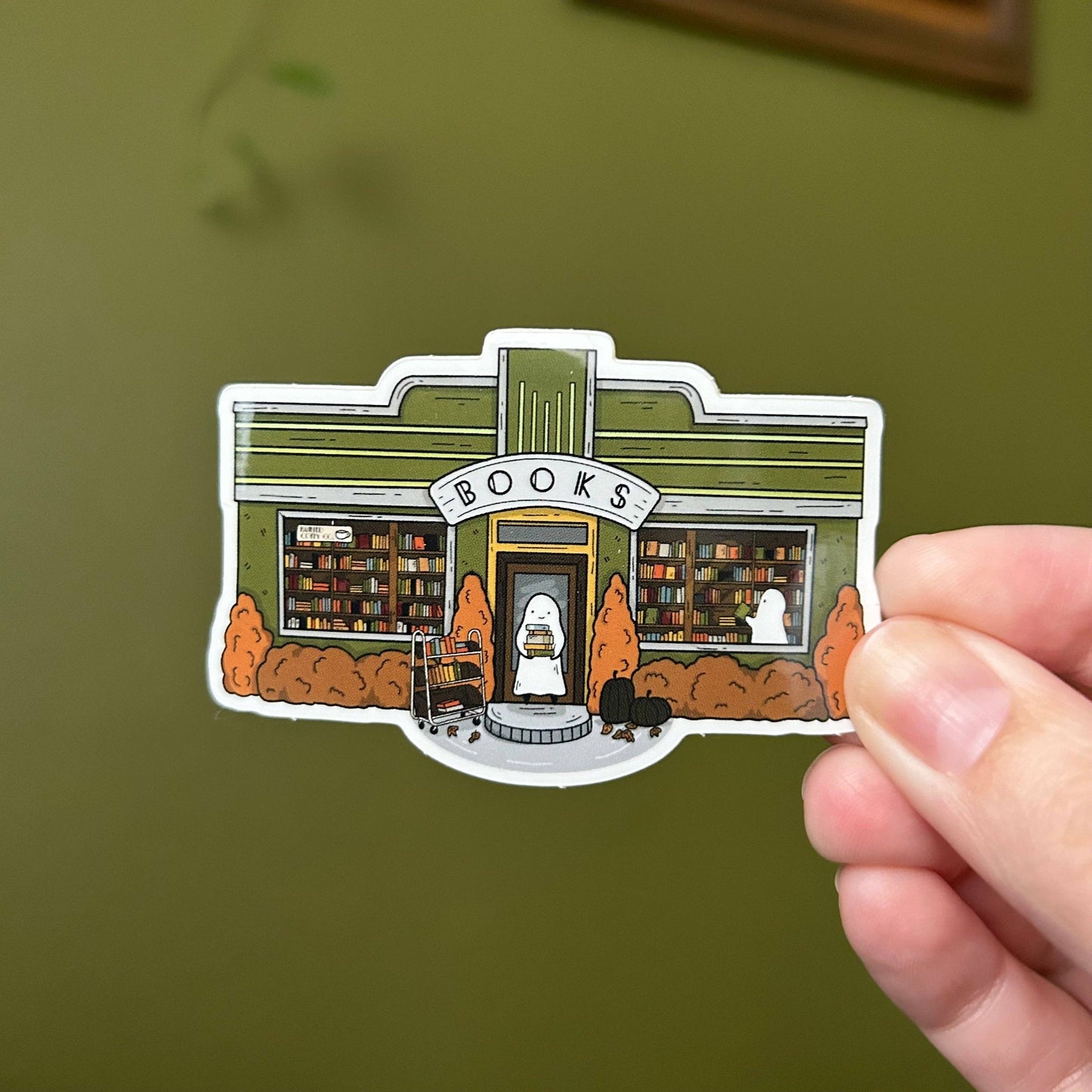 Little Spooky  Studio Bookshop Sticker