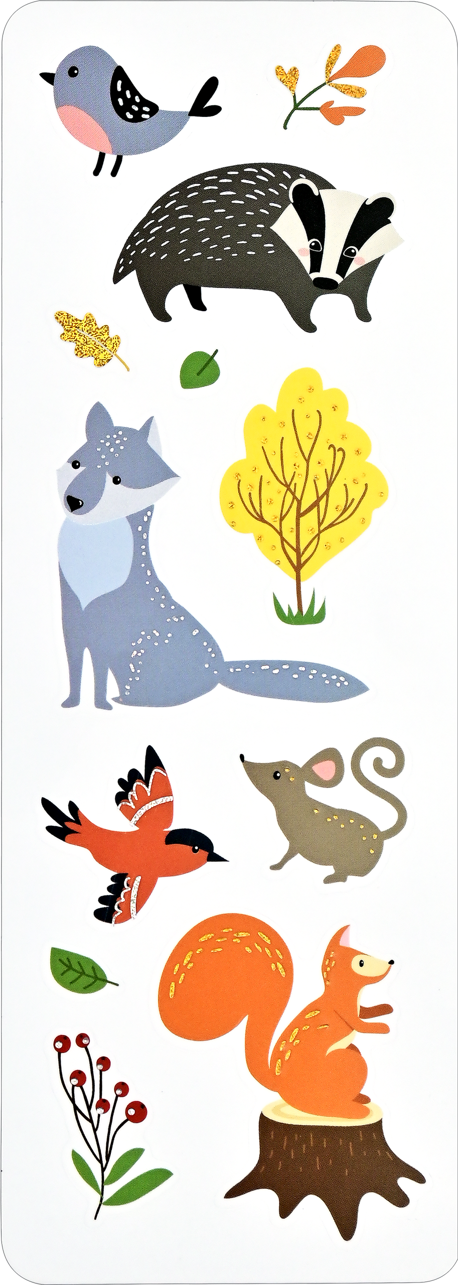Peter Pauper Forest Friends Sticker Set