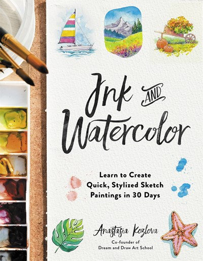 Ink & Watercolor