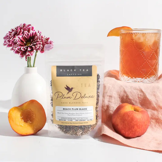 Plum Deluxe oolong loose leaf tea