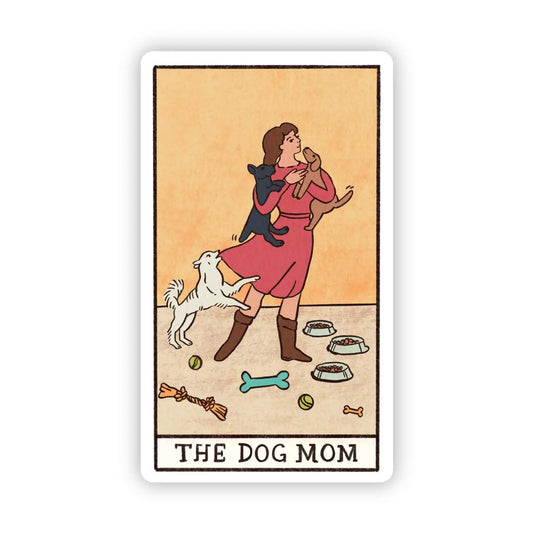 Big Moods The Dog Mom Book Tarot Sticker